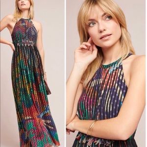Anthropologie multi colored dress